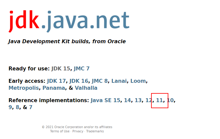 Oracle OpenJDK 11を入手する(1)