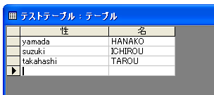 テキスト型の書式の設定