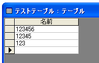 テキスト型の書式の設定