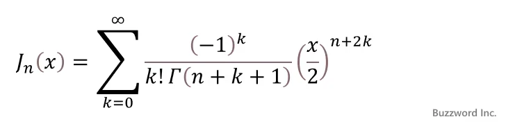 BESSELJ関数のサンプル(1)