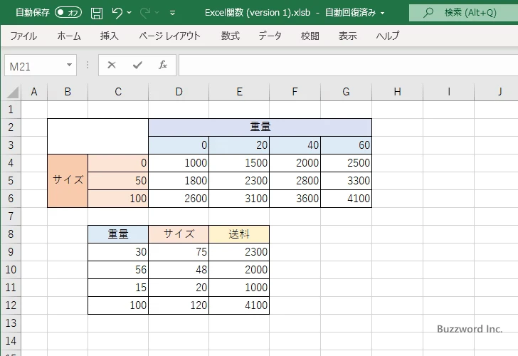 重量とサイズから送料を取得する(6)