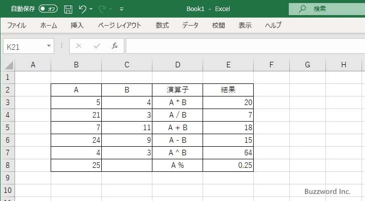 算術演算子の使い方(1)