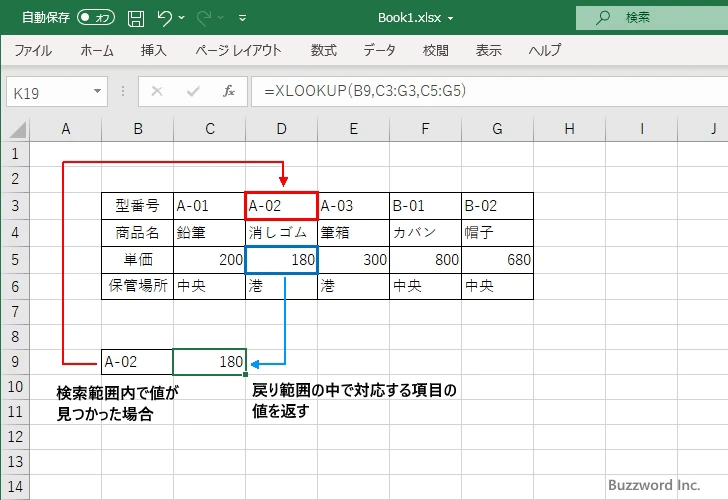 XLOOKUP関数の定義(6)
