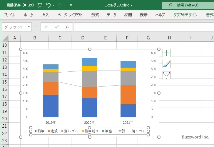 一部だけに区分線を表示する(32)