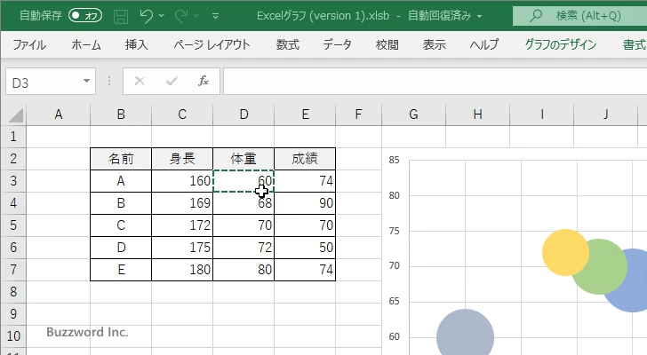元データはそのままで円の重なる順番だけを変更する(13)