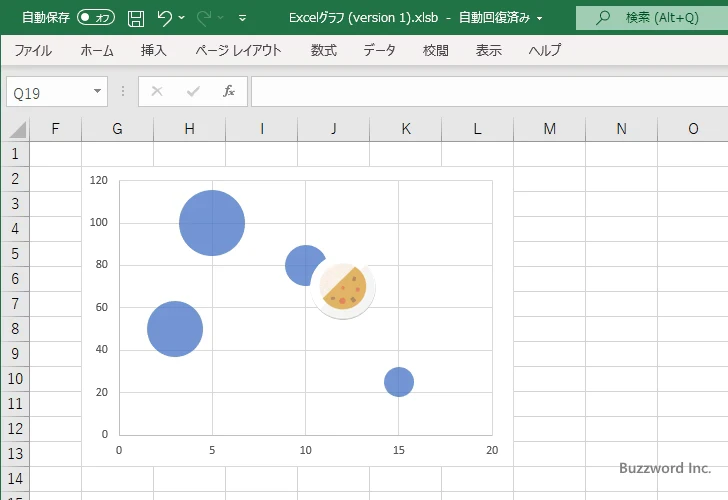 特定の円に画像を表示する(6)