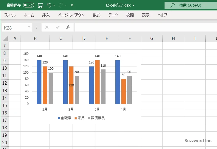 特定のデータ要素のデータラベルの位置を設定する(5)