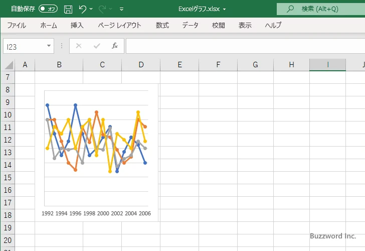 目盛ラベルの間隔を設定する(4)