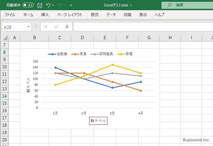軸ラベルの枠線を表示する(6)