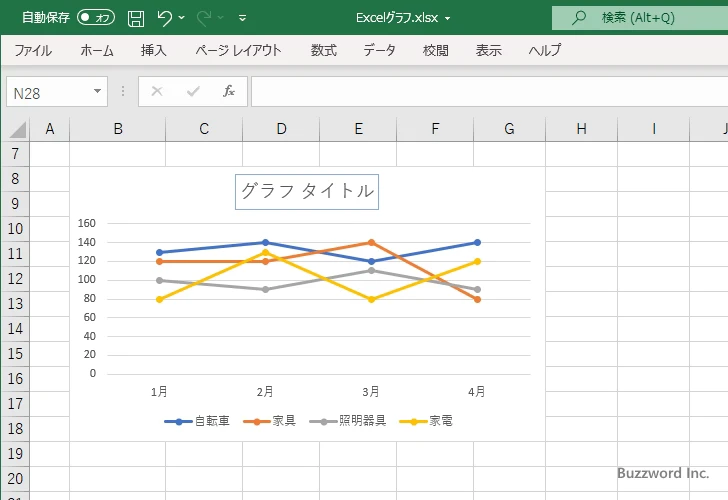 タイトルの枠線を表示する(4)