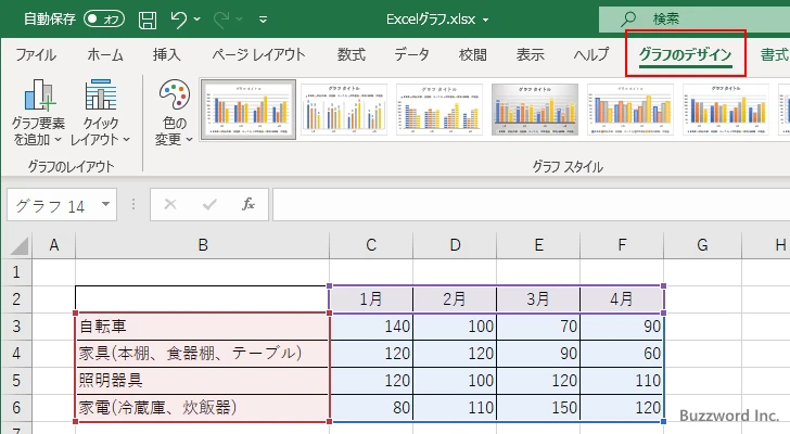 凡例の項目名を編集する(5)