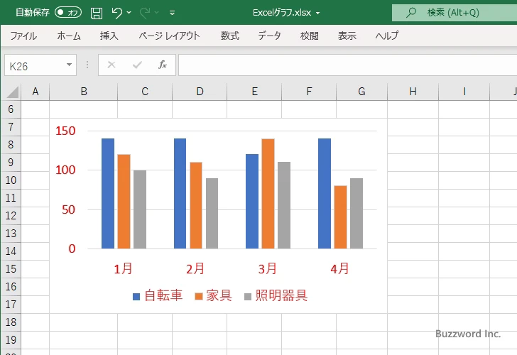 グラフエリアにフォントの設定を行う(6)