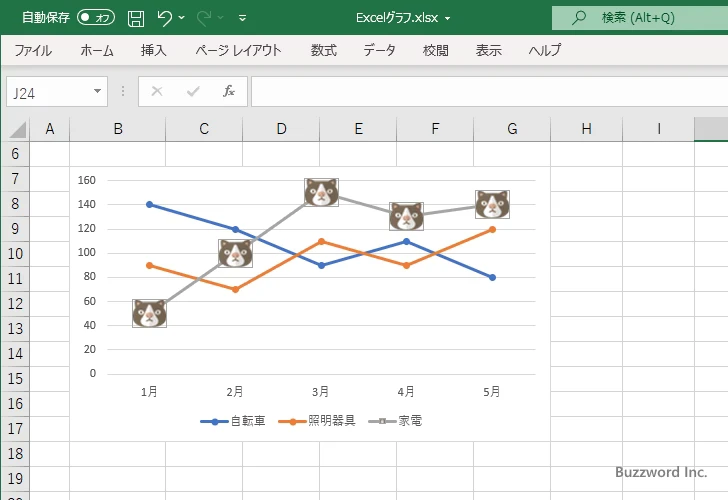 マーカーに画像を設定する(11)