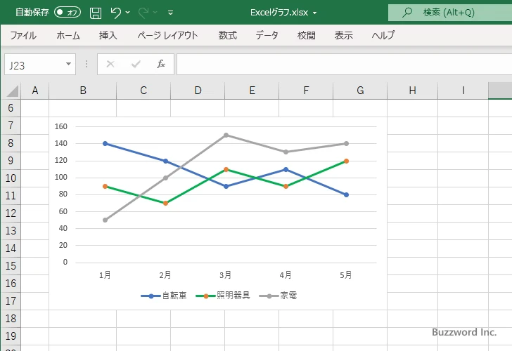 線の色を設定する(6)
