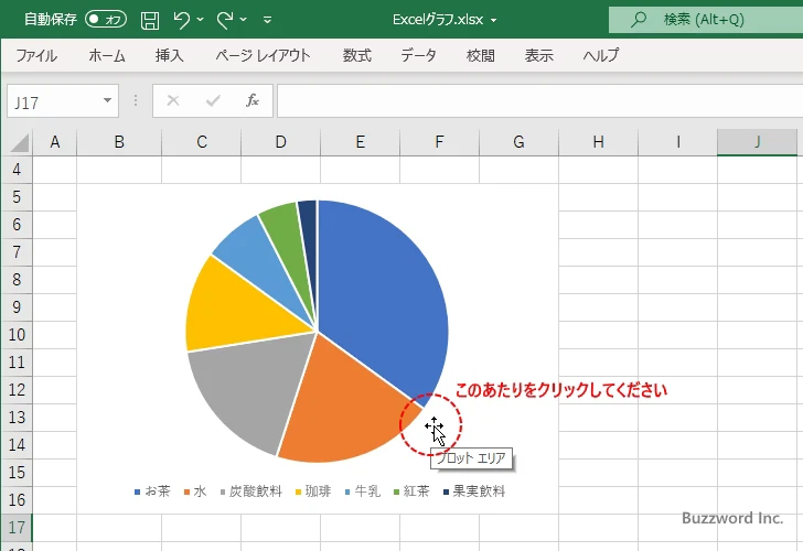 円グラフのサイズを変更する(3)