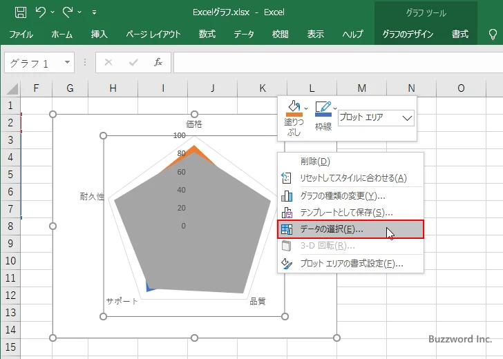 データの順番を変更する(3)