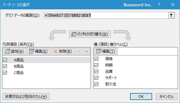データの順番を変更する(4)