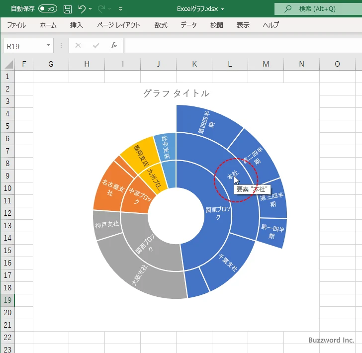 データラベルに表示する項目を選択する(1)