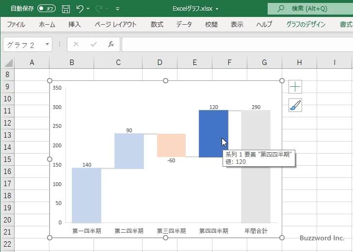 コネクタの色と幅を設定する(3)