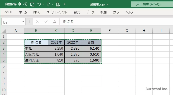 貼り付け方法を選択する(2)