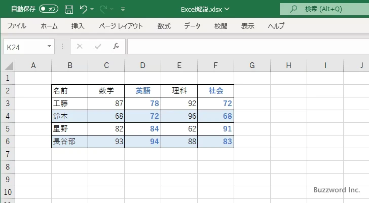 同じセルに複数の条件付き書式を設定する(12)