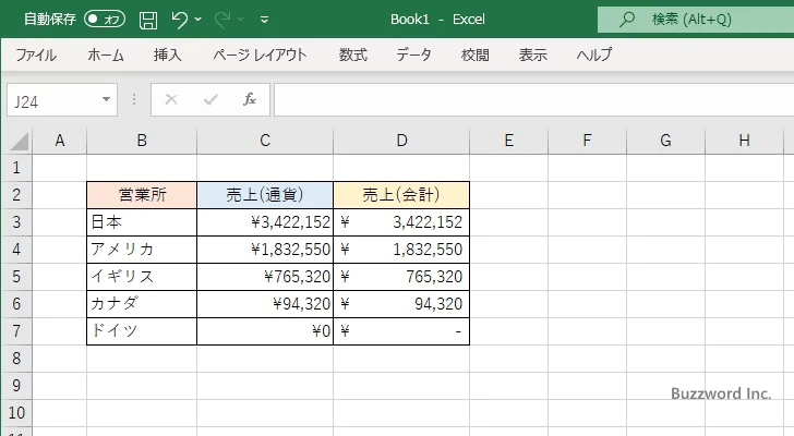 通貨と会計の違い(2)