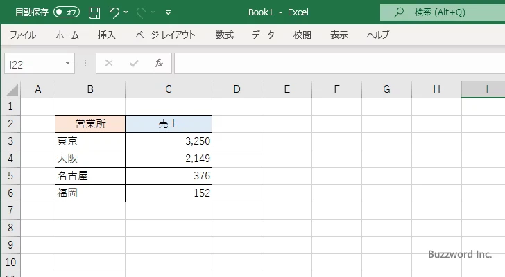 数値を百万円単位にして表示する(3)