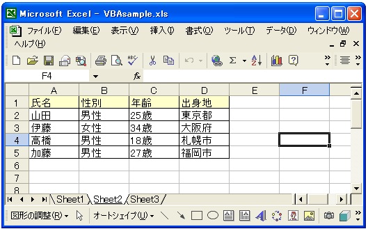 フォーマットを指定して保存