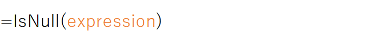 IsNull(expression)