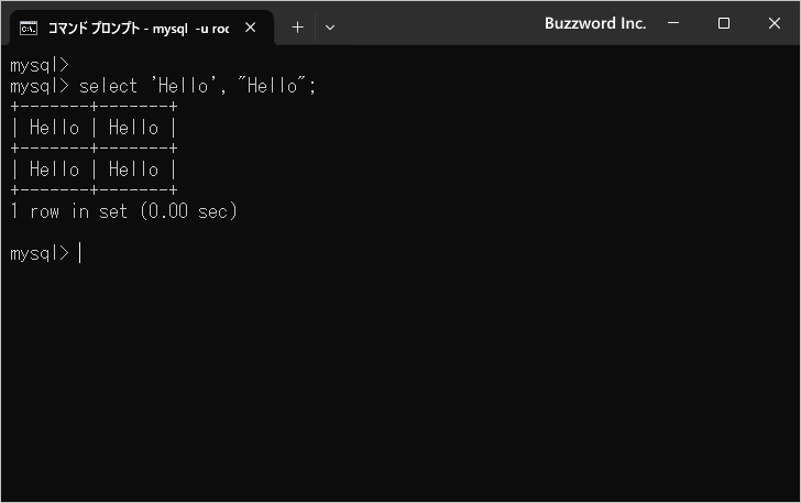 文字列の入力方法(1)