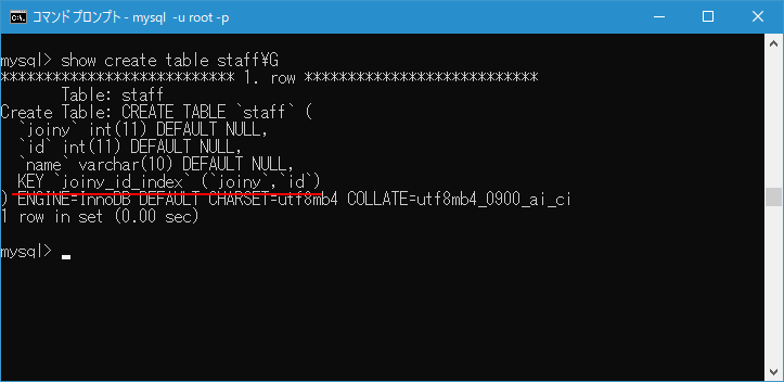 複数のカラムの組み合わせに対してインデックスを作成する(3)