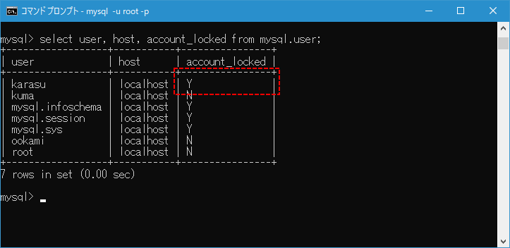 ロックされた状態で新しいユーザーを作成する(2)