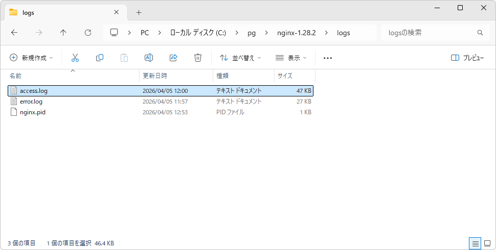 access_logディレクティブ(1)