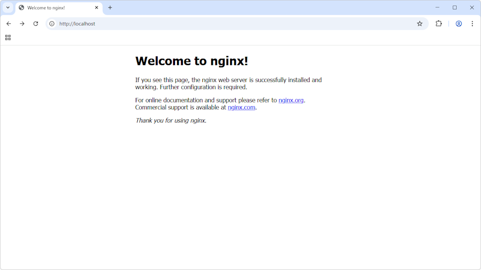 サービスとしてNginxを開始する(4)