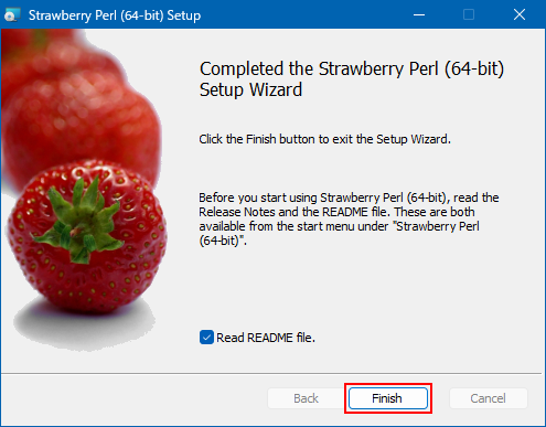 Strawberry Perlをインストールする(5)