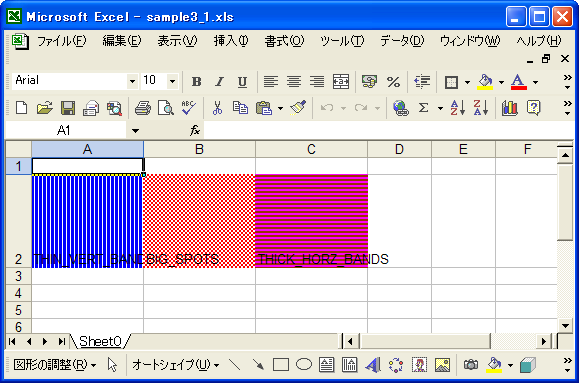 前景色と背景色