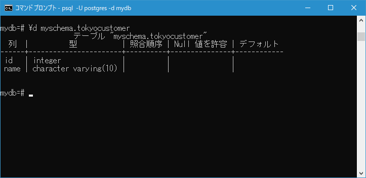 カラムとデータをコピーする(4)