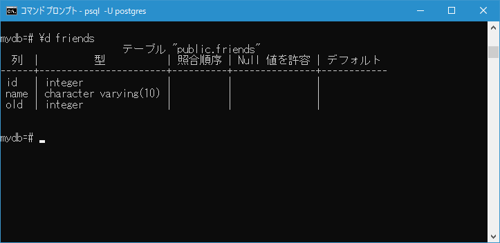 ALTER TABLE/制約の追加と削除(1)