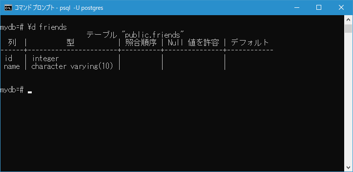 ALTER TABLE/カラム名を変更する(1)