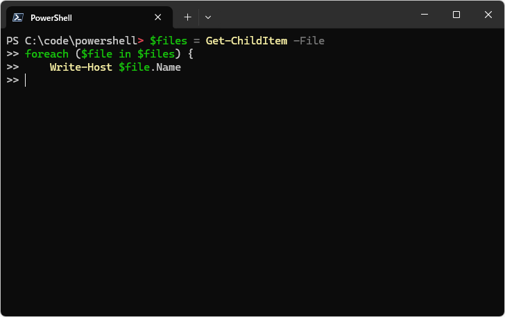 複数行のスクリプトを入力・実行する(5)