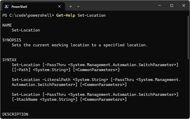 Get-Helpコマンドレットの使い方(1)