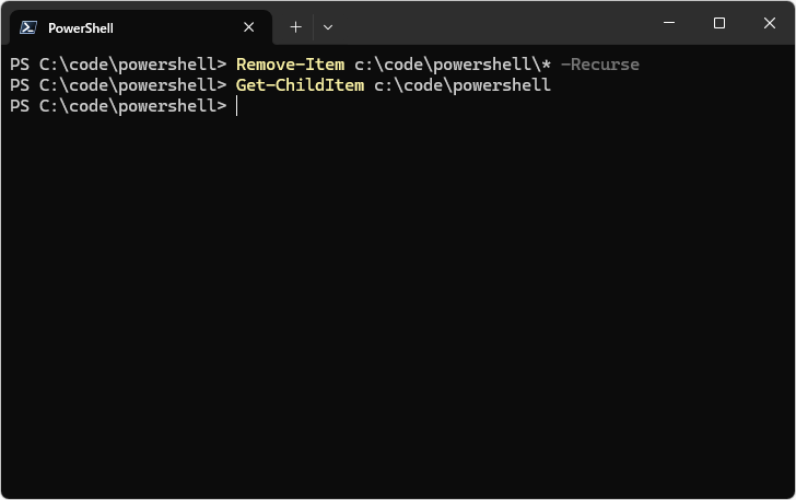 Remove-Itemコマンドレットの使い方(18)