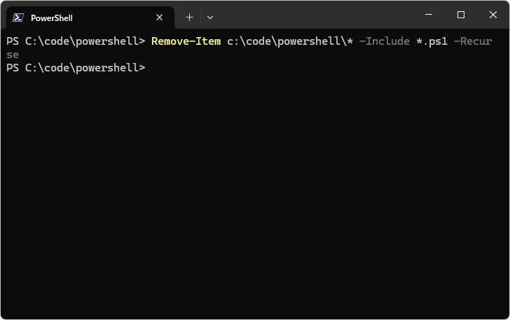 Remove-Itemコマンドレットの使い方(26)