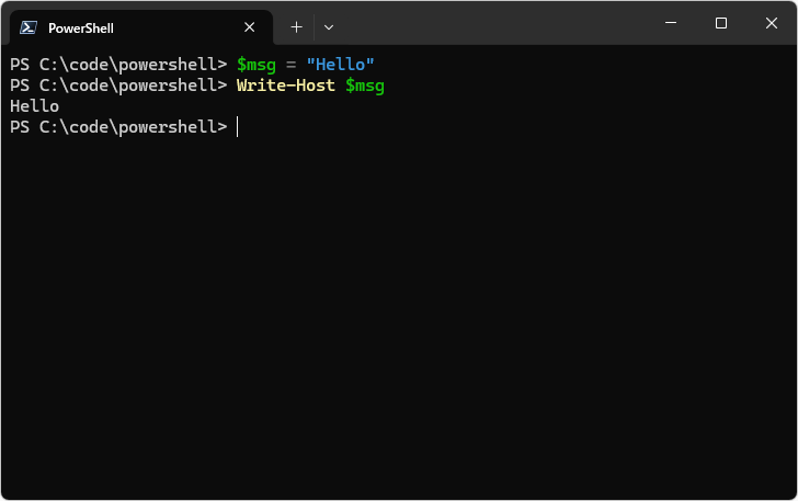 Write-Hostコマンドレットの使い方(2)
