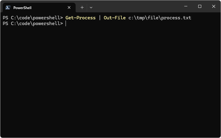 Out-Fileコマンドレットの使い方(2)