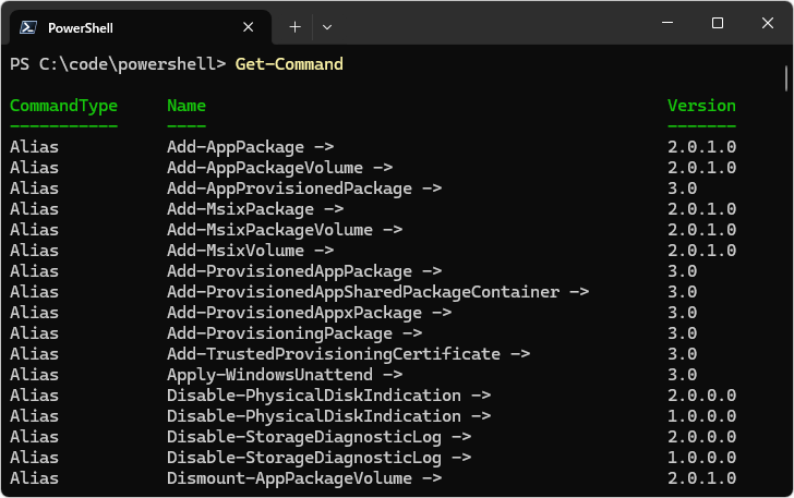 Get-Commandコマンドレットの使い方(1)