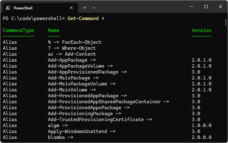 Get-Commandコマンドレットの使い方(2)