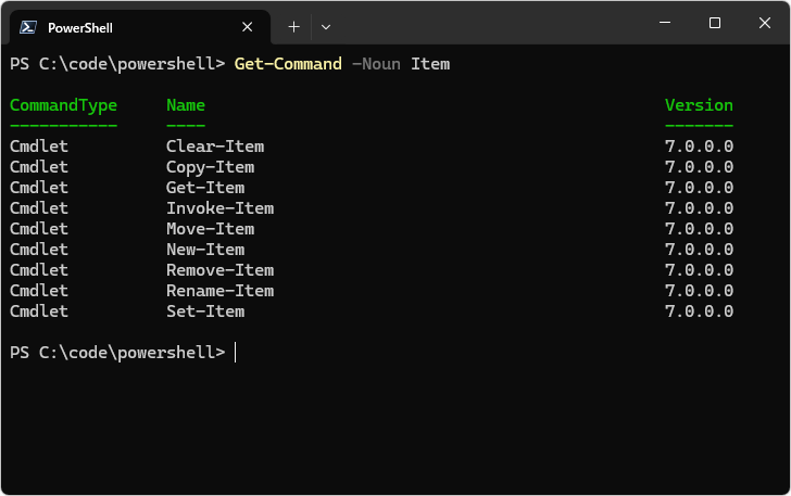Get-Commandコマンドレットの使い方(5)