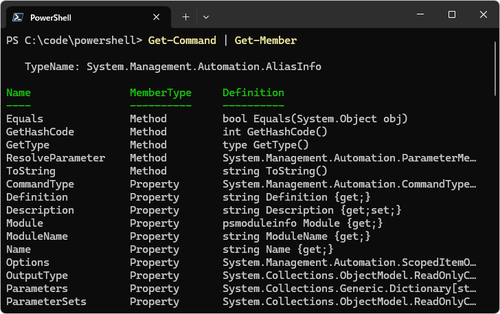 Get-Memberコマンドレットの使い方(1)