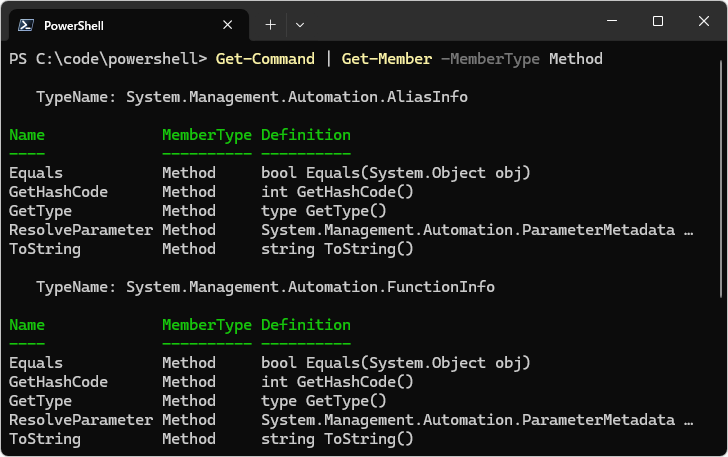 Get-Memberコマンドレットの使い方(2)